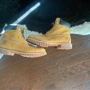 Timberland boots (see stain on boot)